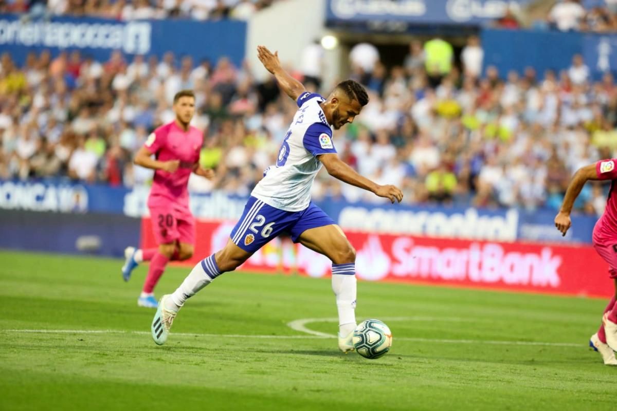 Partido del Real Zaragoza ante el Málaga