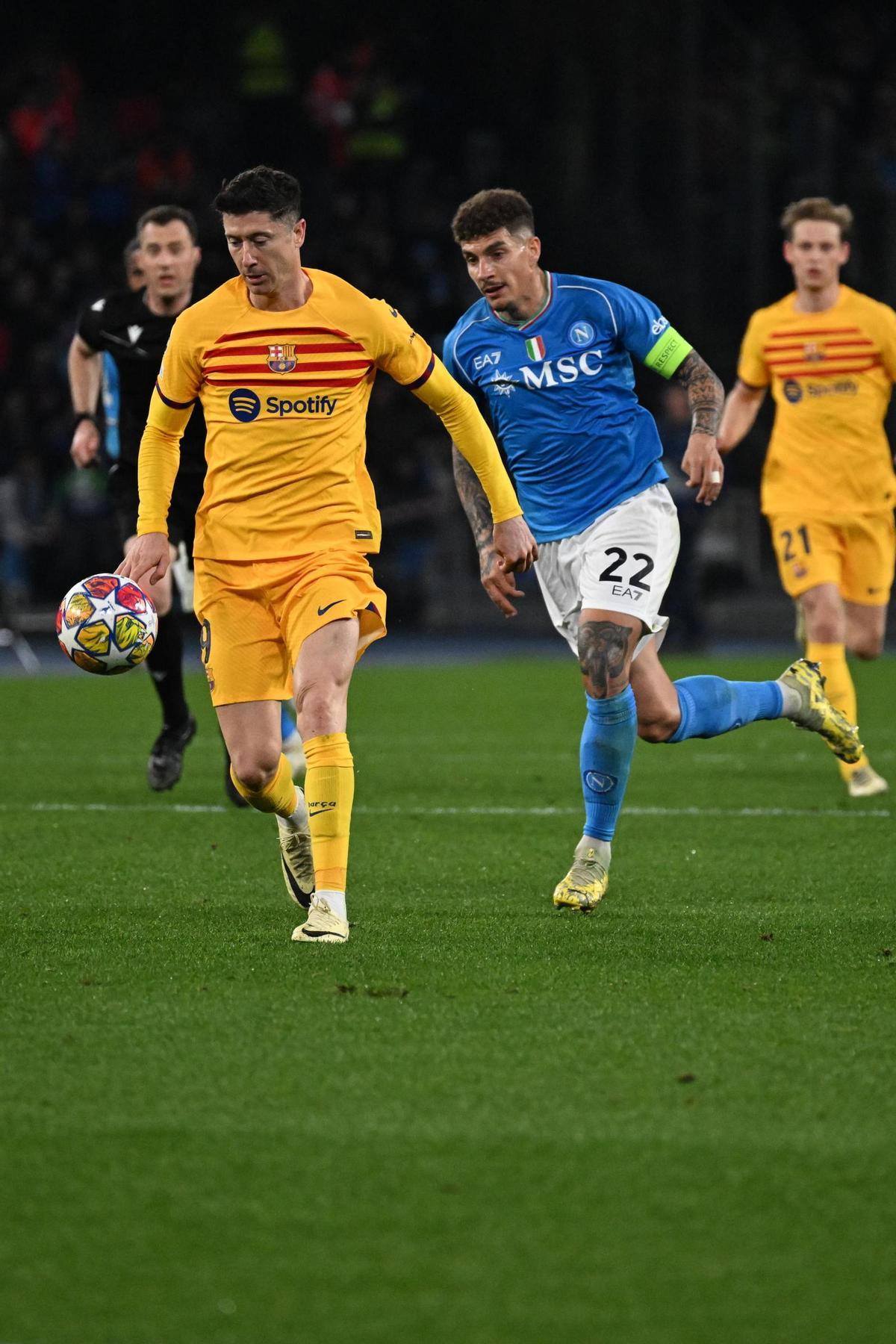 Champions League | Napoli - FC Barcelona, en imágenes.