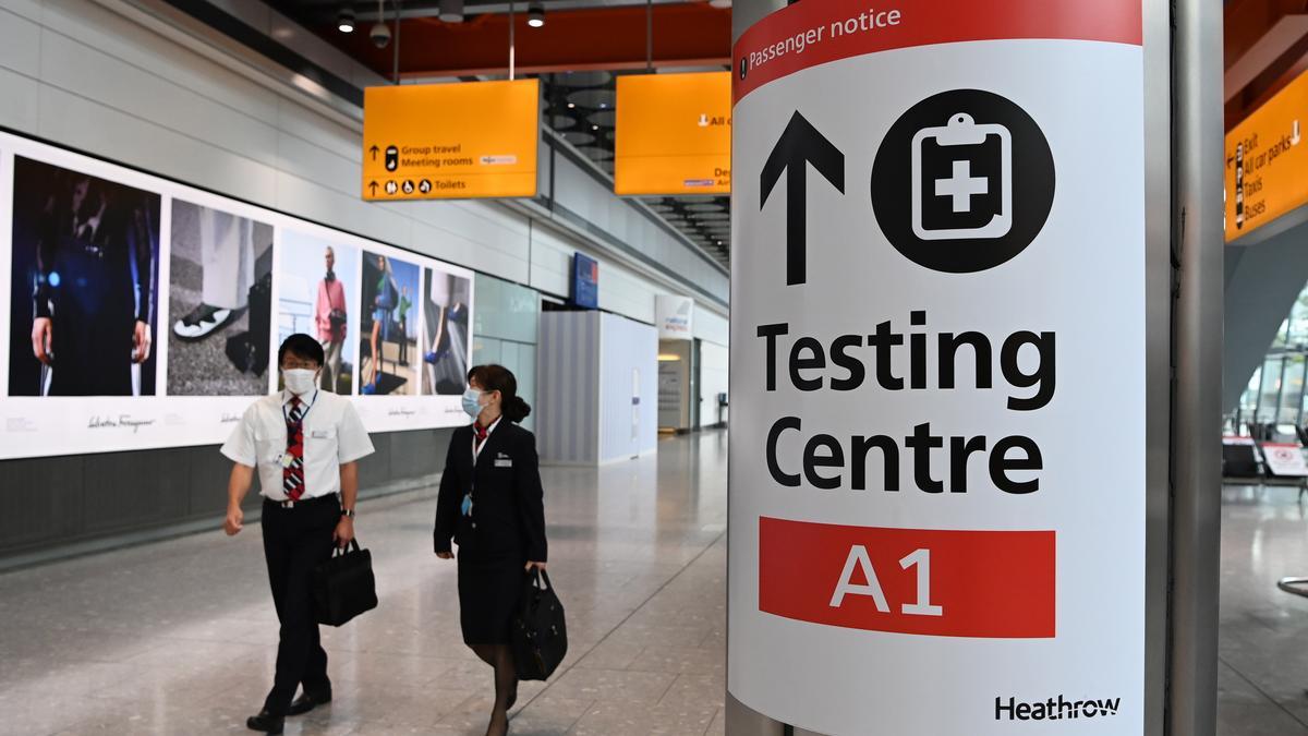 Punt de control a l&#039;aeroport de Heathrow