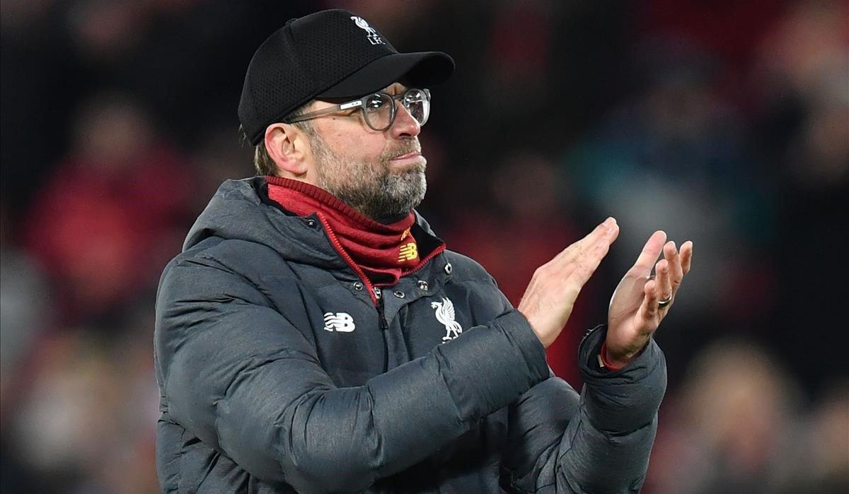 segea52744448 liverpool s german manager jurgen klopp reacts at the final 200312095234