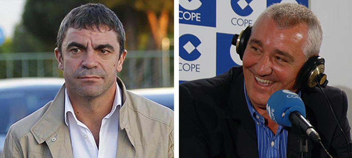 Manolo Sanchís y Poli Rincón.