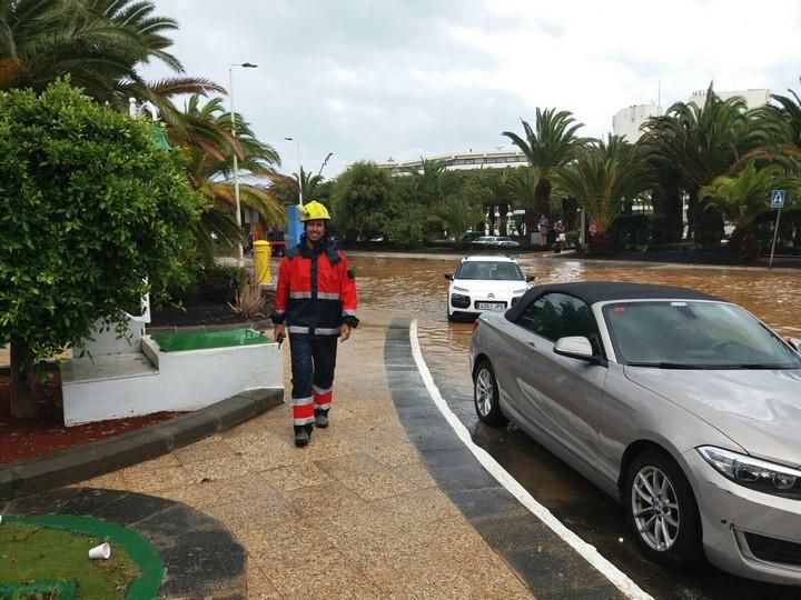 Costa Teguise, inundada