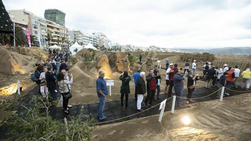 Vuelve el Belén de Arena de Las Canteras