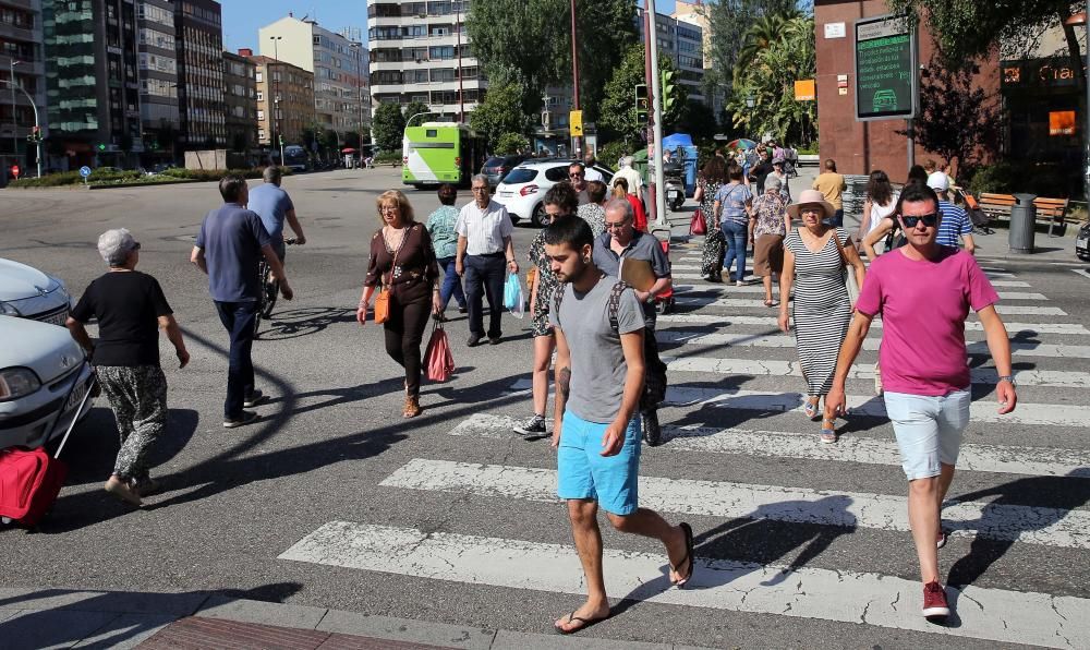 Ola de calor en Vigo