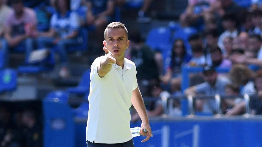 Borja Jiménez, entrenador del Deportivo.