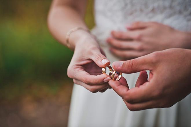 Fotografía de bodas: intercambio de alianzas