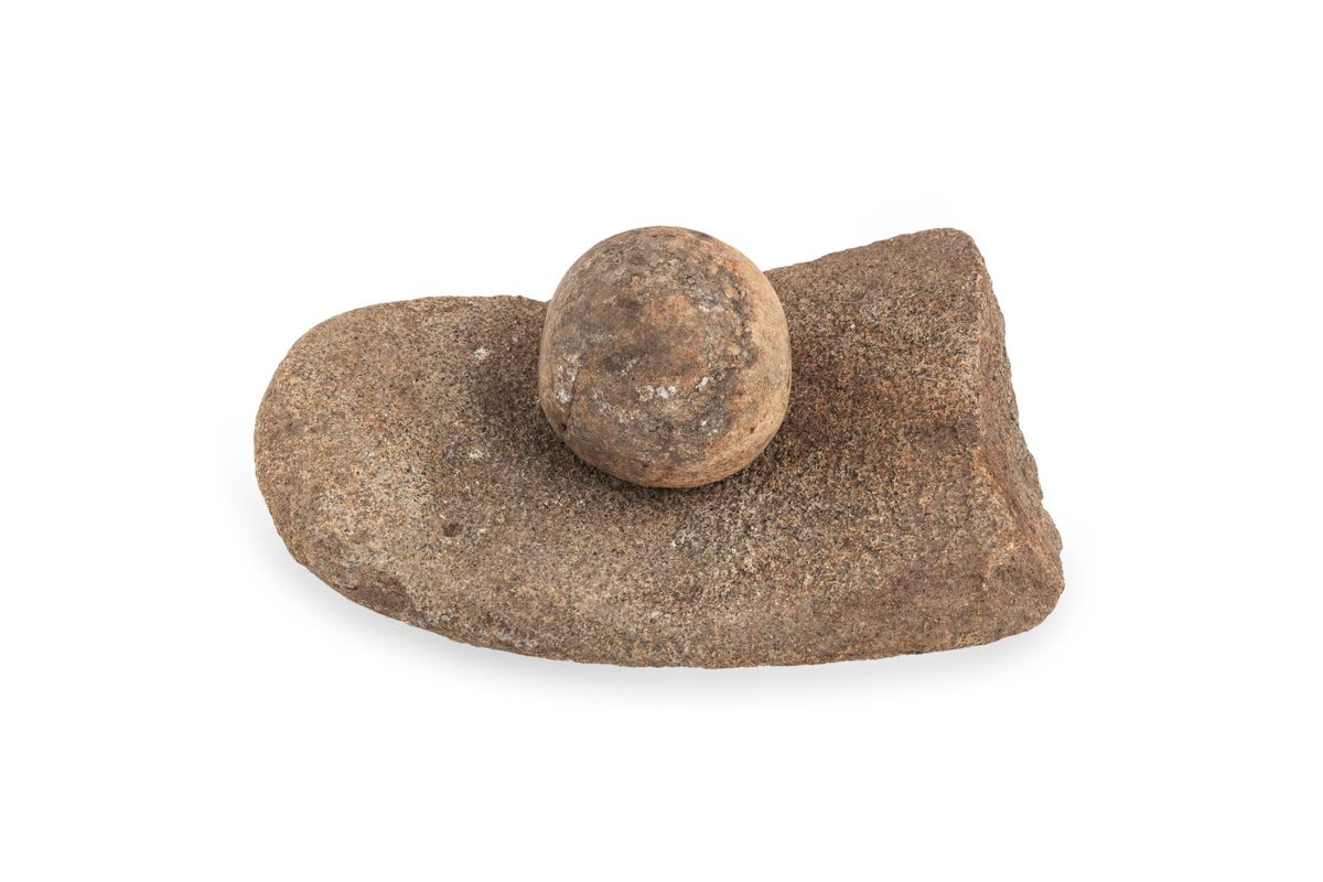 Molino de mano.