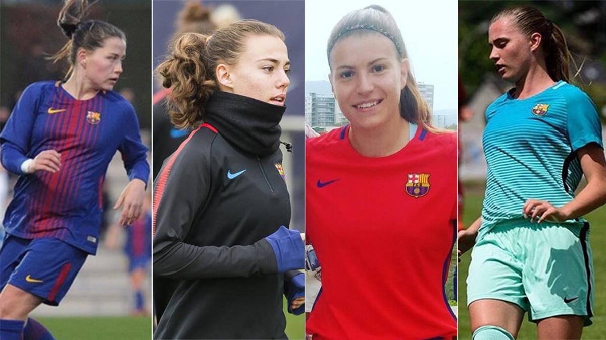 Claudia Pina, Candela Andújar, Gemma Font y Anna Torrodà entrarán en los planes del primer equipo