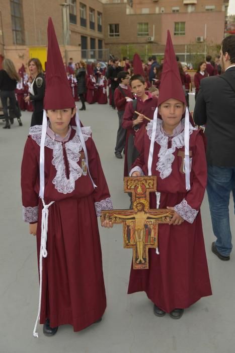 Procesión de los alumnos de Capuchinos