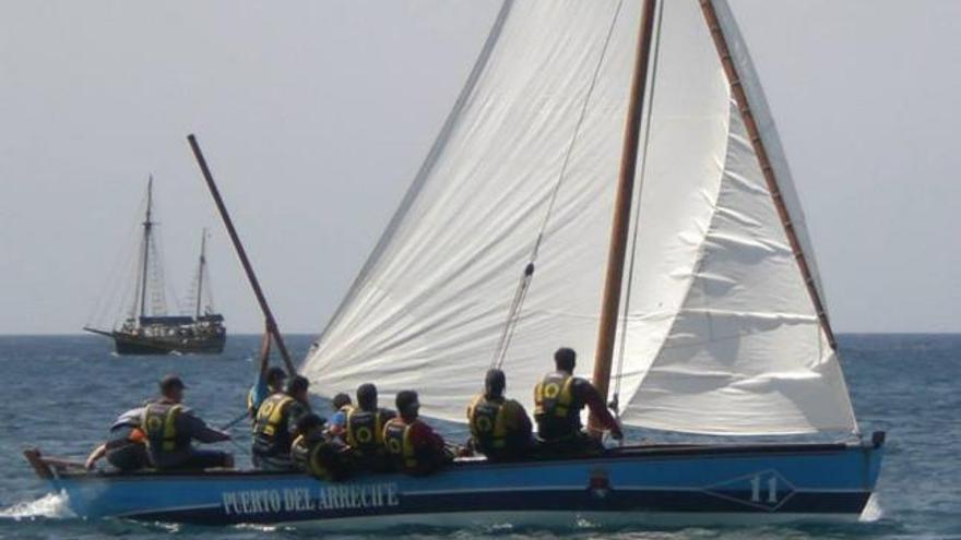 El &#039;Puerto del Arrecife&#039;, durante una regata. | lp / dlp