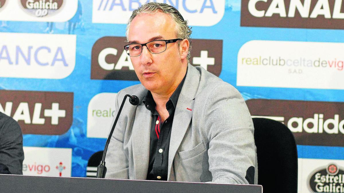 Miguel Torrecilla, actual director deportivo del Celta.