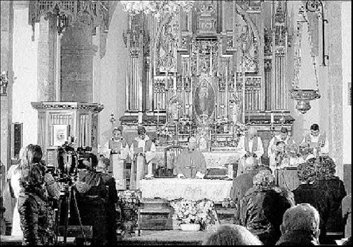 La celebración religiosa que sirvió para homenajear al beato Félix Alonso Muñiz.