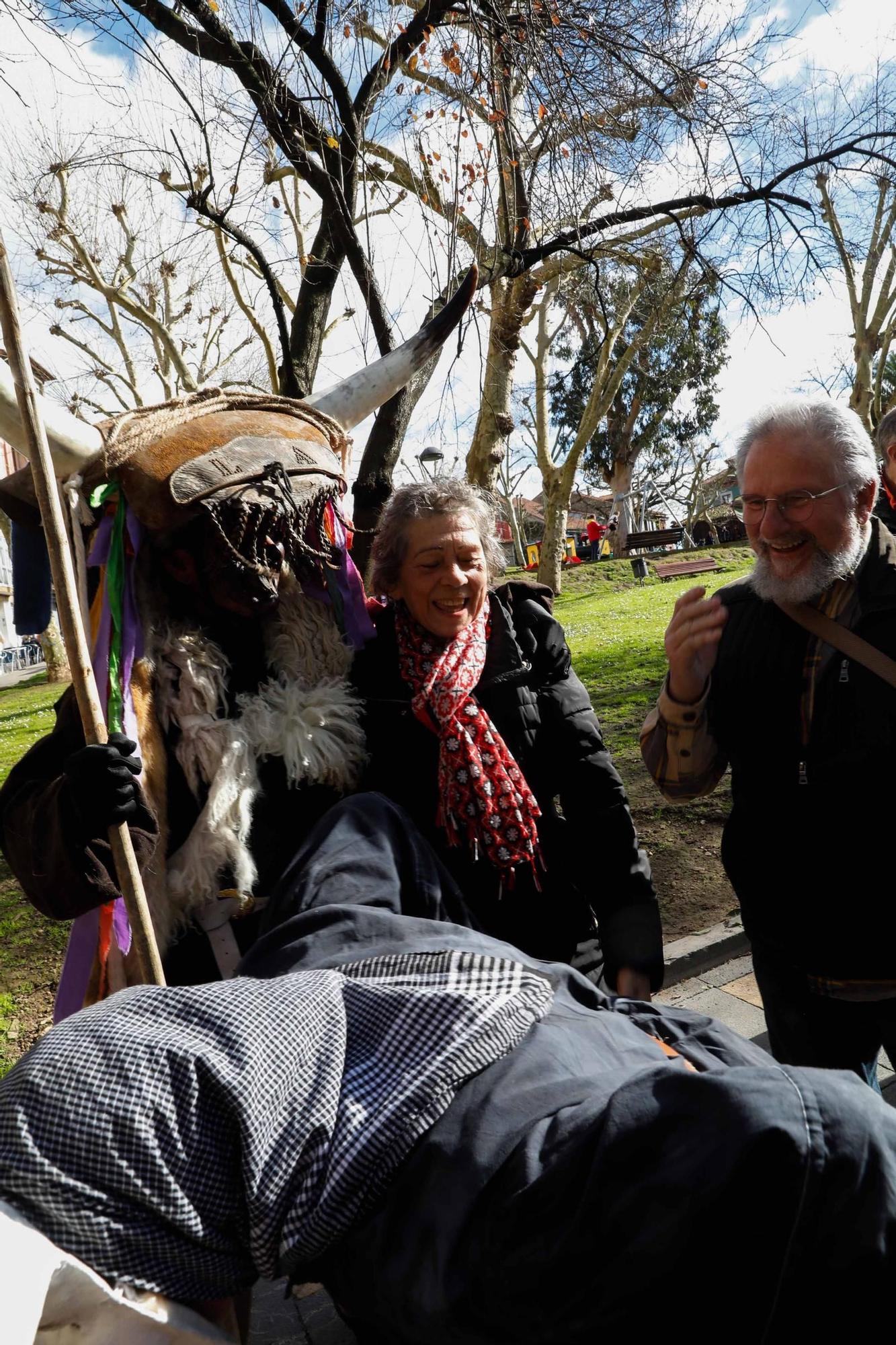 EN IMÁGENES: El Antroxu tradicional en Avilés