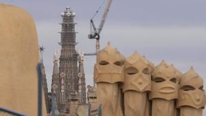 La Sagrada Família culmina els 172,5 metres de la torre de Jesús