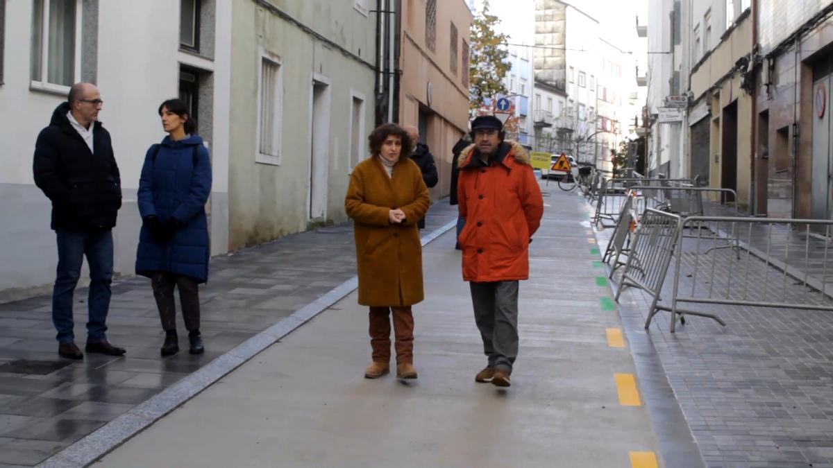 Reurbanización de la rúa Puente la Reina de Santiago
