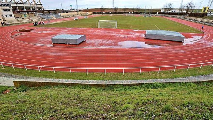 El campo anexo al Estadio Helmántico.