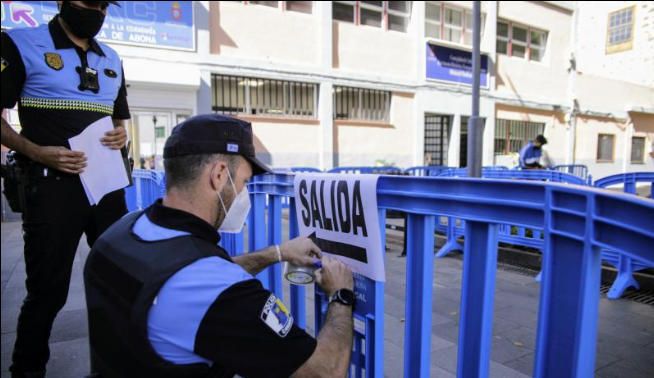 Protestas en el Ayuntamiento de Granadilla