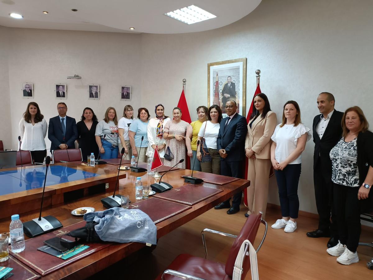 Redeiras da Federación O Peirao nunha das reunións mantidas con representantes marroquís