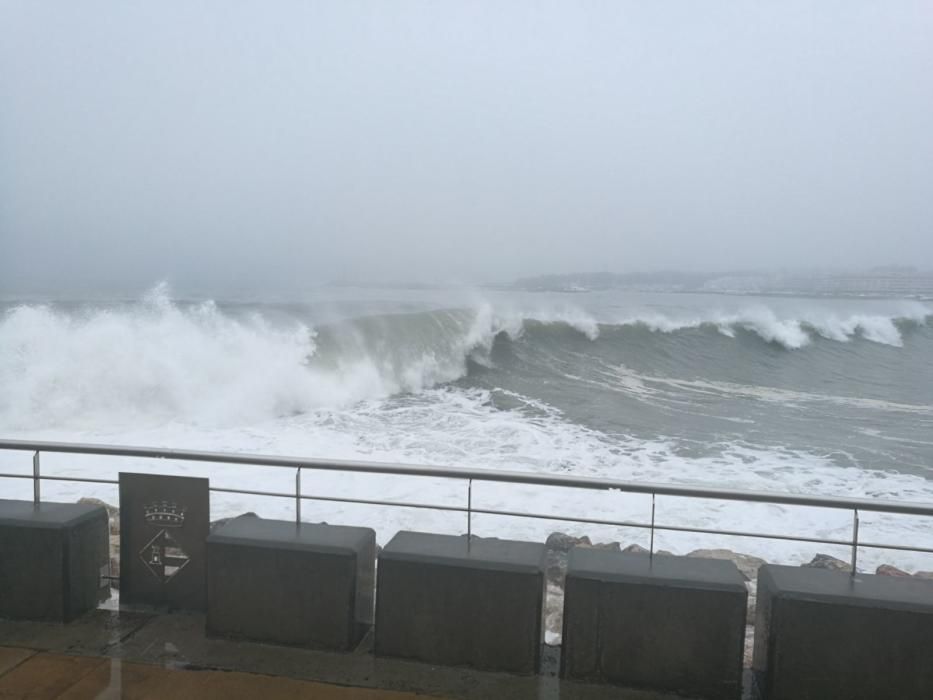 Temporal de llevant al litoral