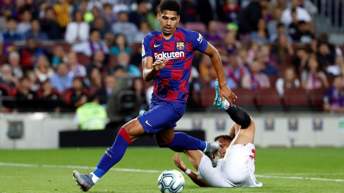 El debut frente al Sevilla en la temporada 2019-20.