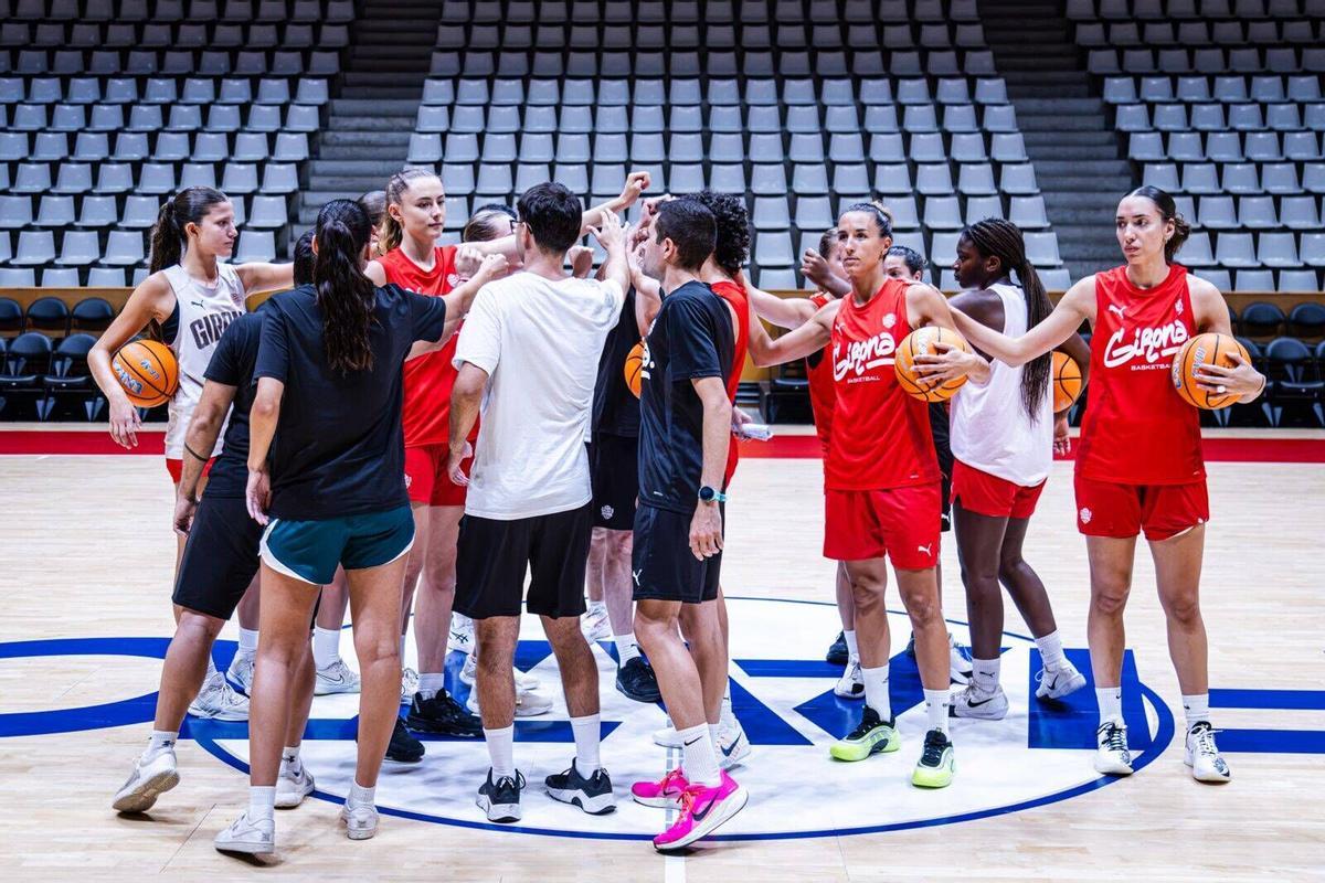 Les imatges del primer entrenament de l'Spar Girona Les imatges del primer entrenament de l'Spar Girona