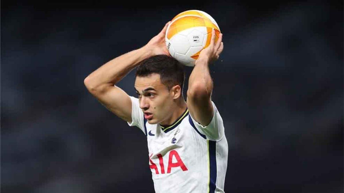 Sergio Reguilón, feliz en el Tottenham