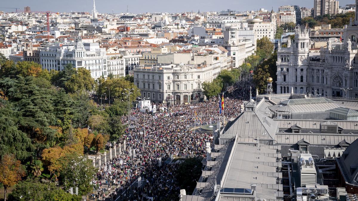 Manifestación por la sanidad pública en Madrid.