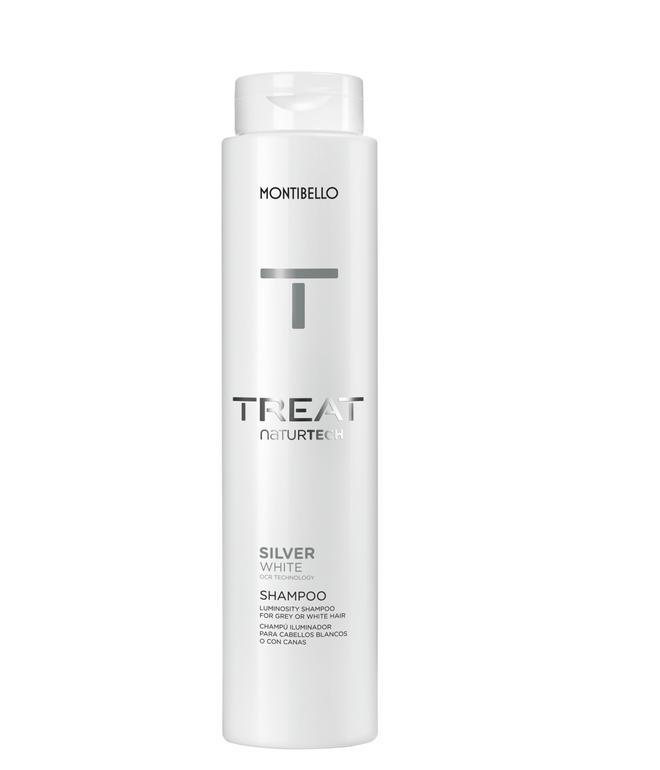 Champú Treat Naturtech Silver White, de Montibello