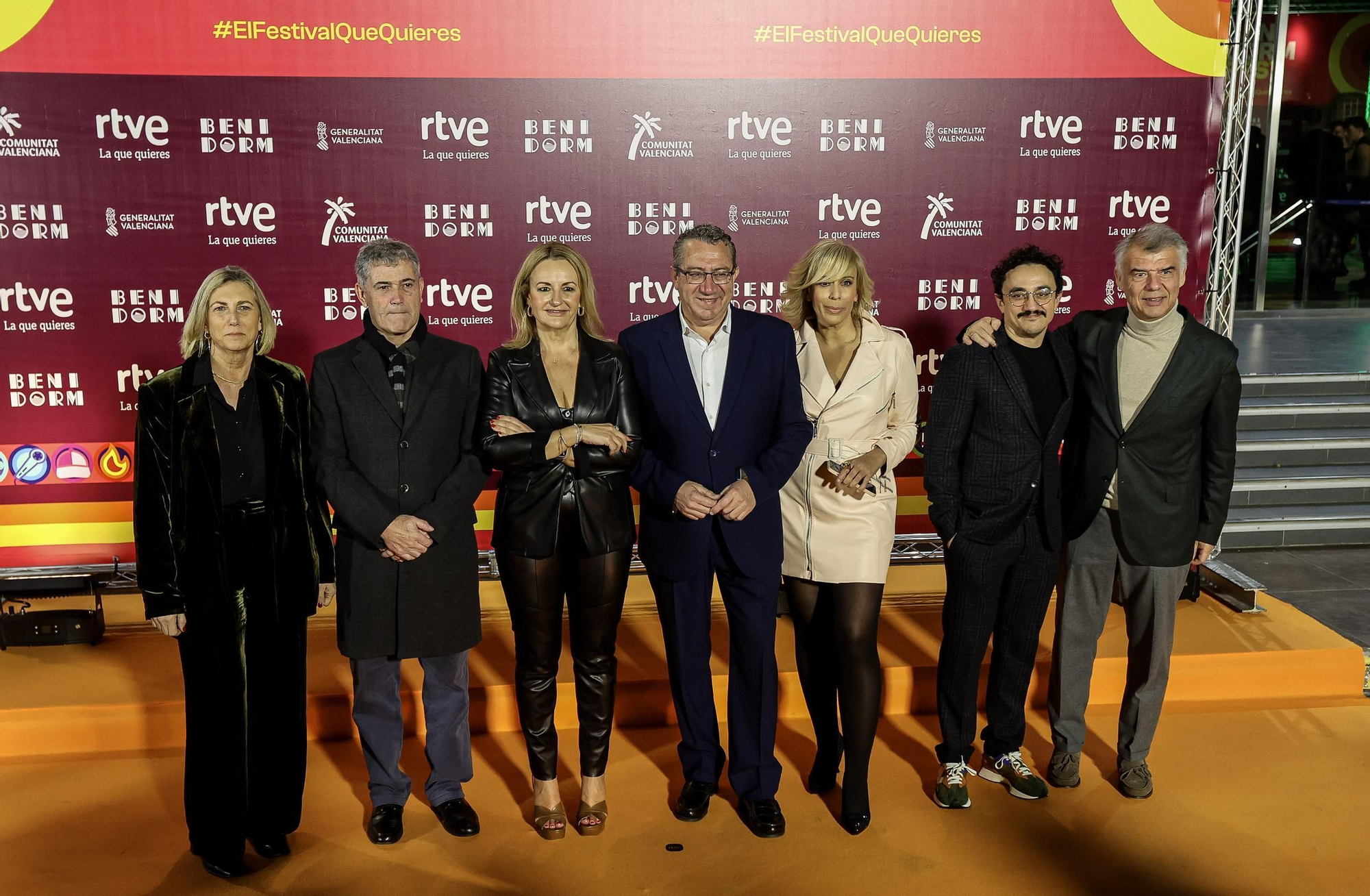 Alfombra naranja Benidorm Fest