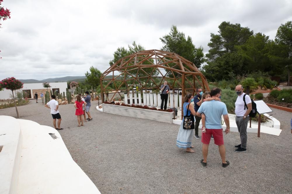 Abre sus puertas en Sant Rafel el primer jardín botánico y biotecnológico de las Pitiusas con vegetación de ambas islas