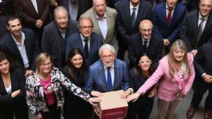El presidente de Foment del Treball, Josep Sánchez Llibre, presenta su candidatura para seguir presidiendo hasta 2030.