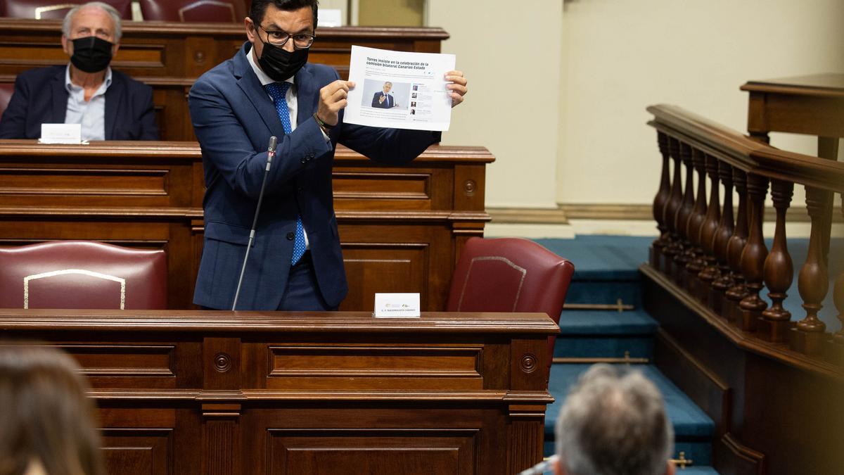 Pleno del Parlamento de Canarias