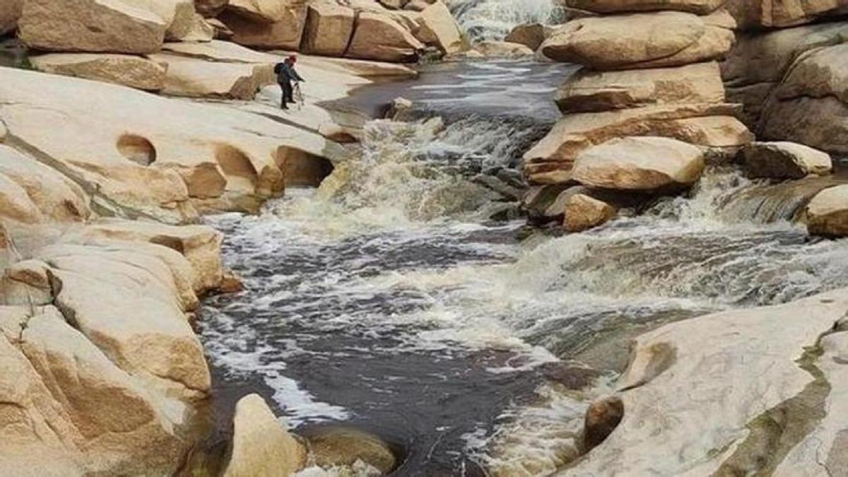 Cascada en Salce, en Zamora.