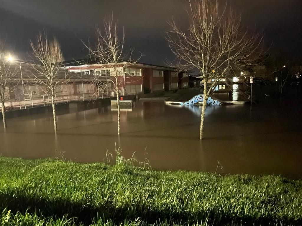 La crecida del río inunda Gondomar