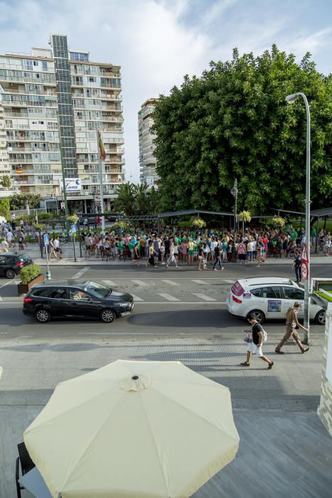 Manifestación de las limpiadoras de hotel en Benid