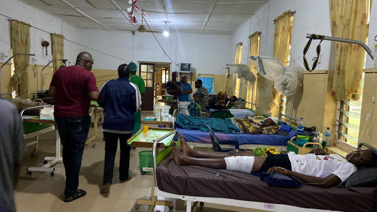 Heridos en el ataque a la igresia en un hospital nigeriano.