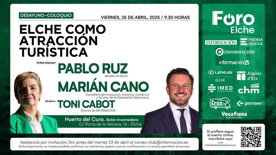 &quot;Elche como atracción turística&quot;: encuentro con Pablo Ruz y Marián Cano