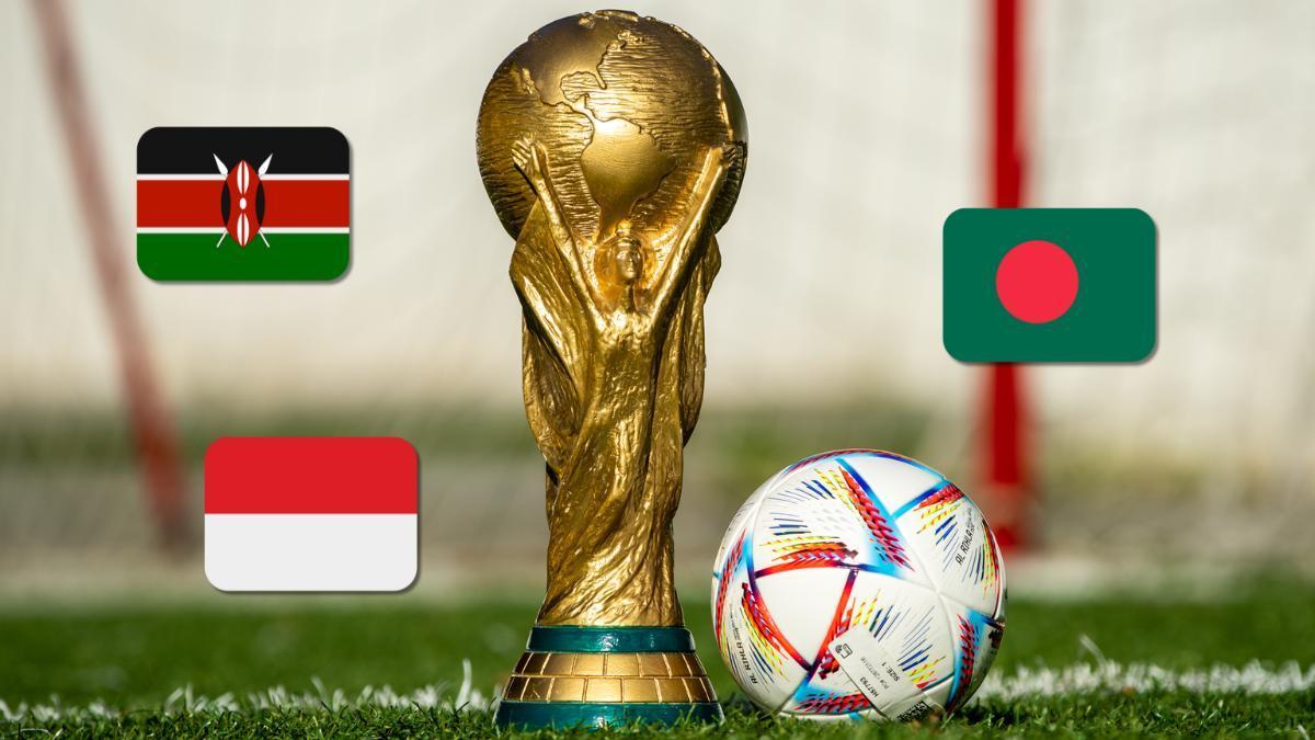 Los países con ma´s gente y sin aparición en ningún Mundial.