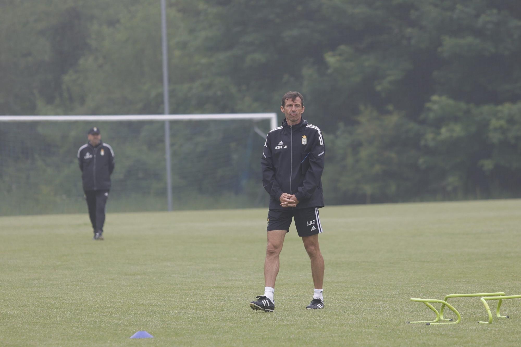 Las imágenes del entrenamiento del Oviedo