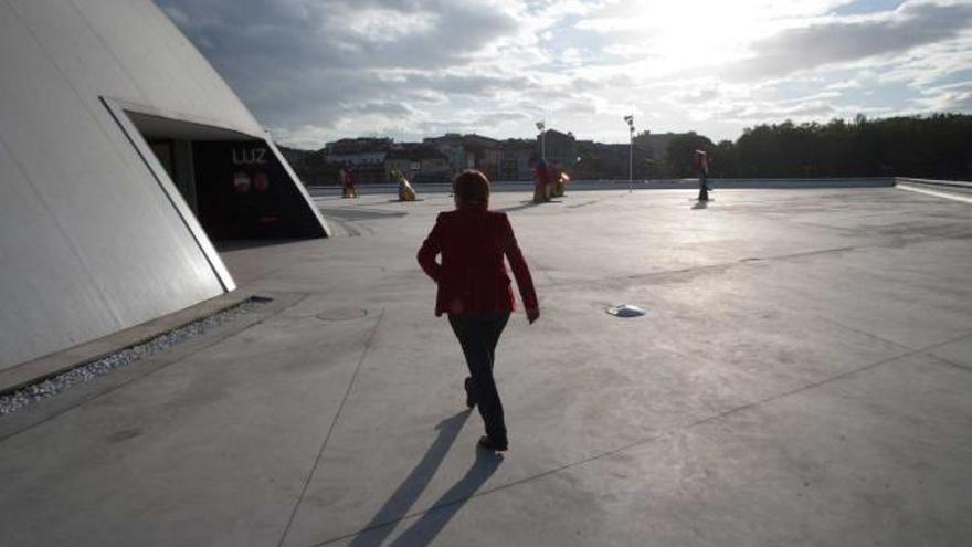 Pilar Varela, en el centro cultural de la ría.