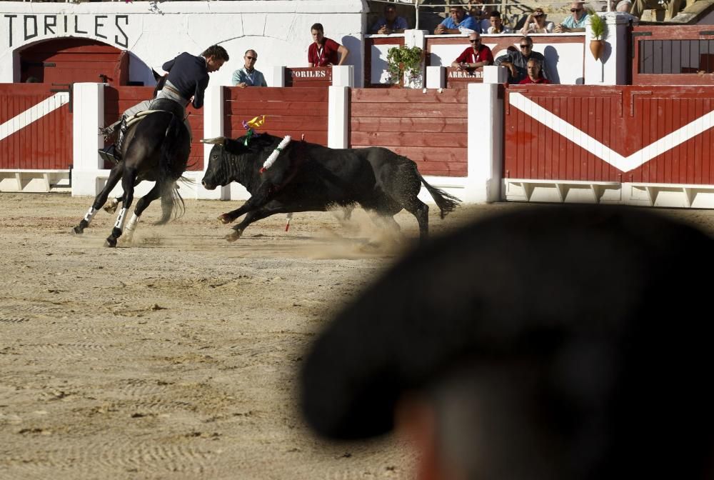 Rejoneo en la feria taurina de Begoña.