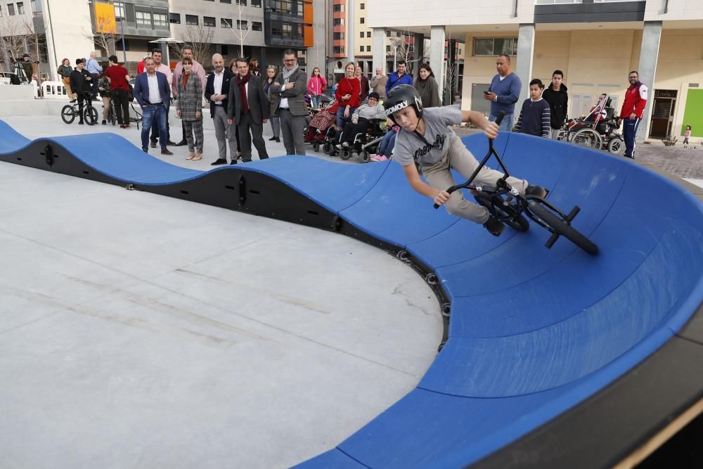 Así es el nuevo parque infantil de Navia, en Vigo