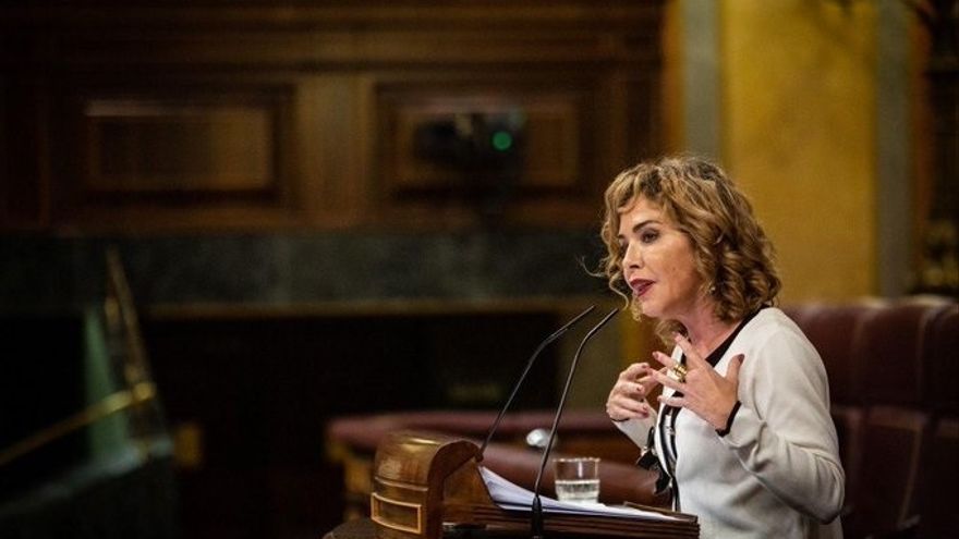 Una imagen de Marta Martín en el Congreso de los Diputados.