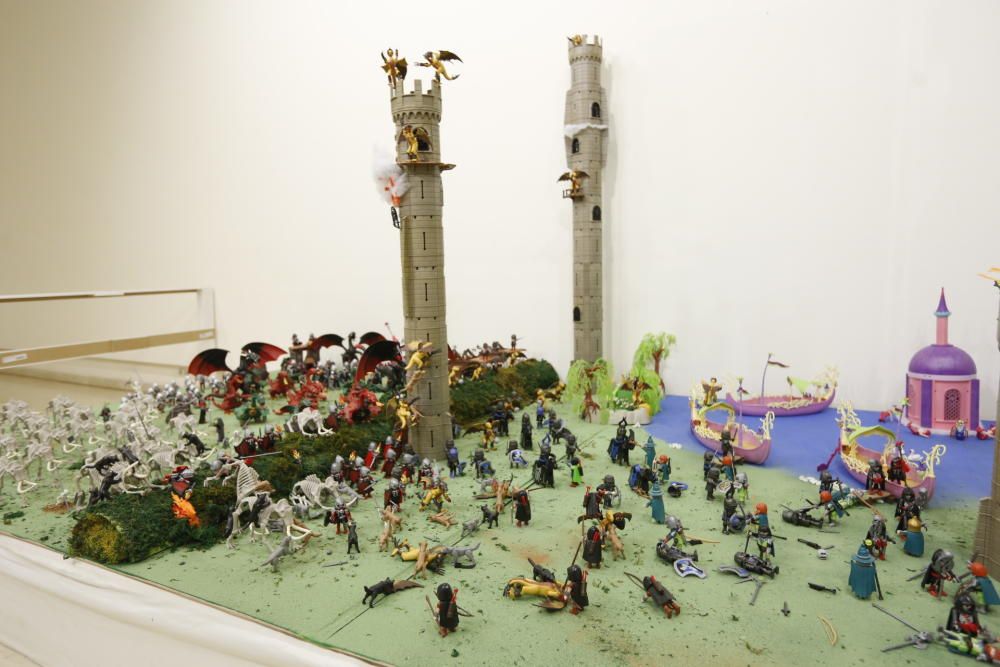 Exposición de Playmobil en la Fundación Caja Medit