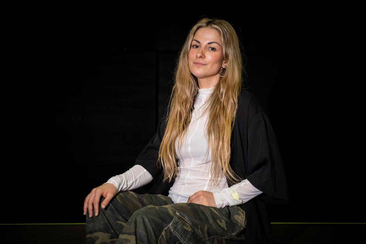 Ensayos para la gira de OT 2025. La coreográfa Vicky Gómez.