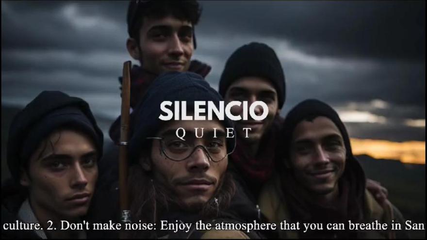 El vídeo viral que busca concienciar a los peregrinos a su llegada a Compostela