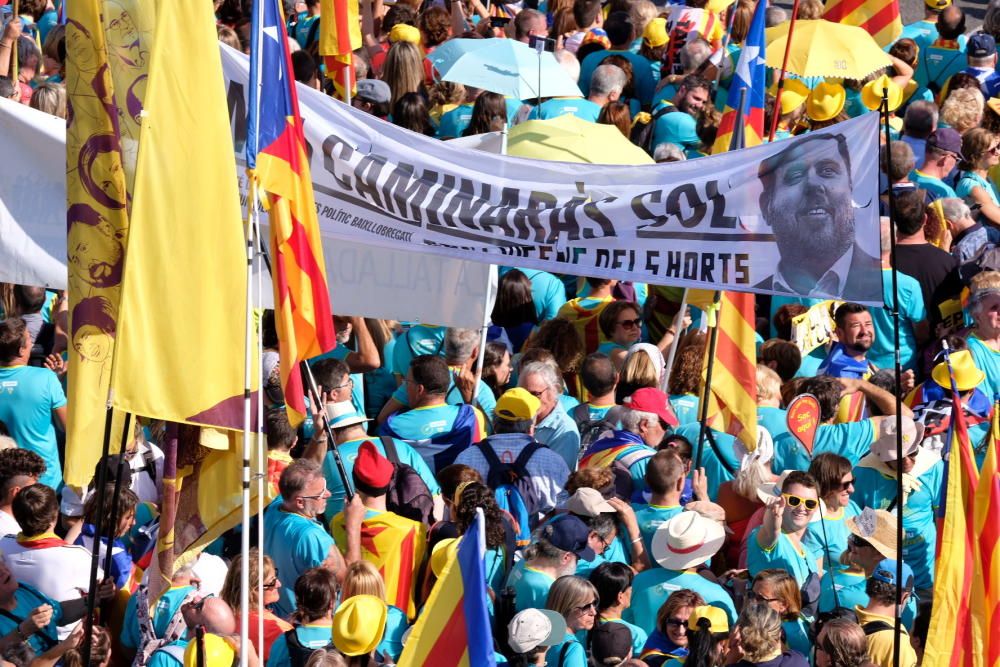 Manifestació de la Diada a Barcelona 2019