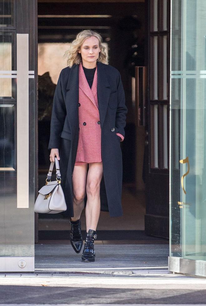 Diane Kruger con el abrigo que te va a enamorar (y que vas a poder comprar)