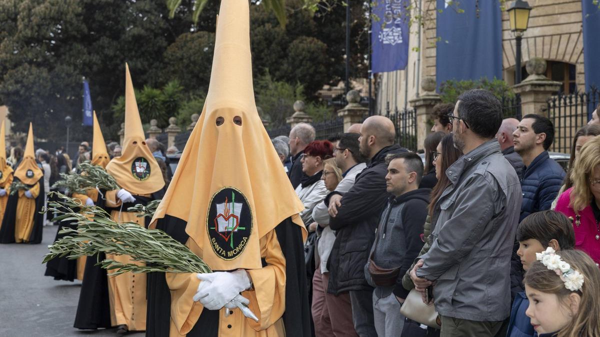 Una procesión de Semana Santa en Palma