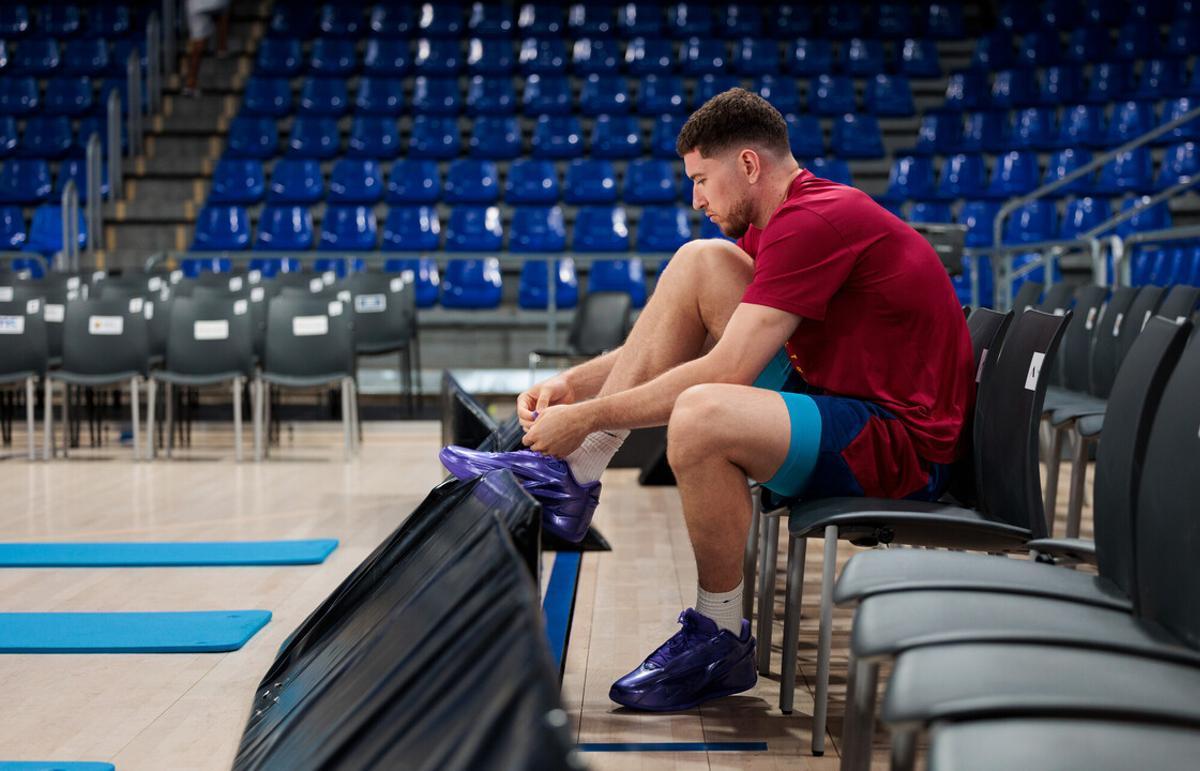 Joel Parra, jugador del Barça